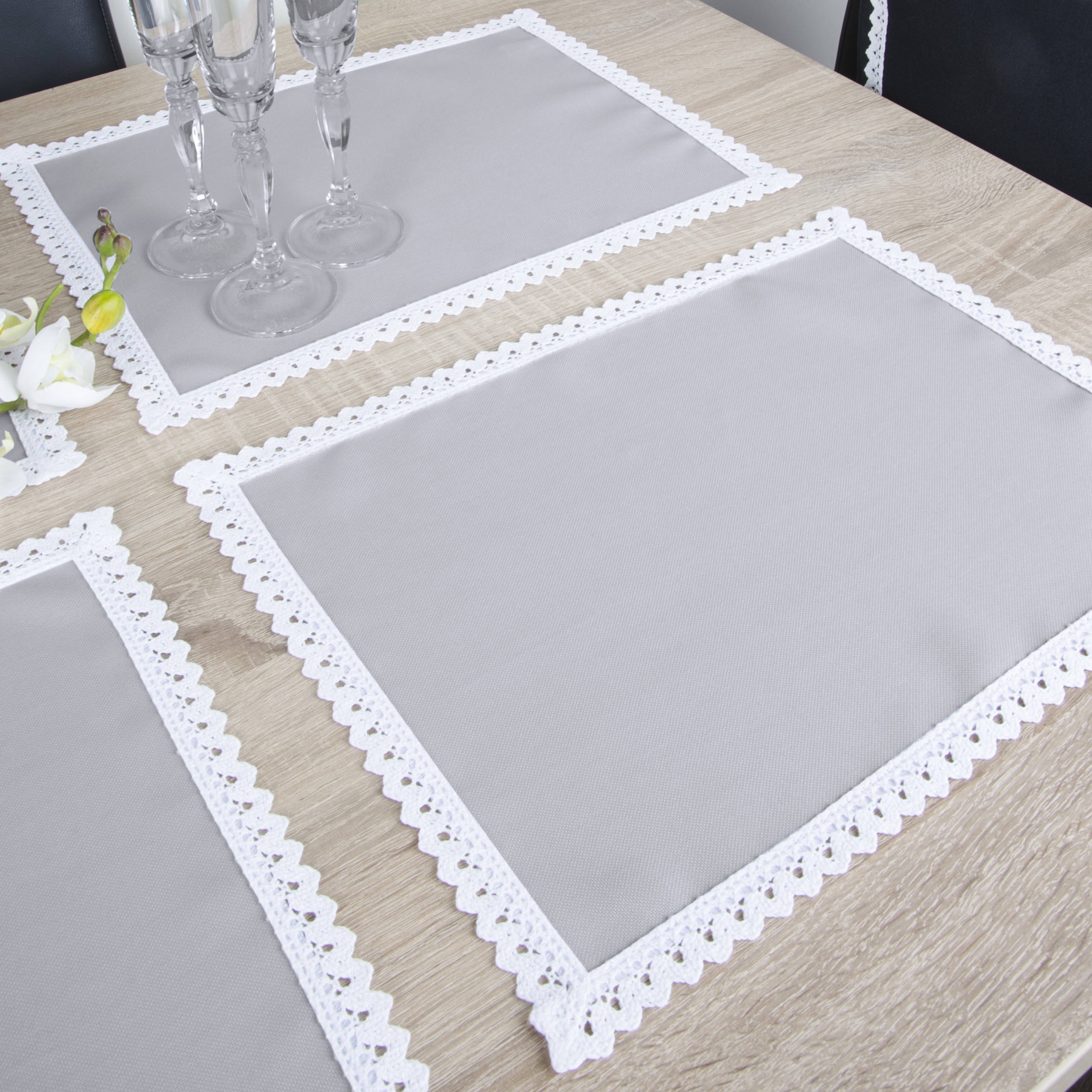 Podkładki Malaga – Popiel Podkładki Malaga – Popiel