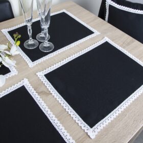 Podkładki Malaga – Czarny