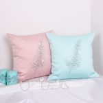 Poszewka Liść – Pudrowy róż