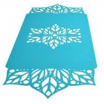 Serweta Glamour – Biały Złote Dżety