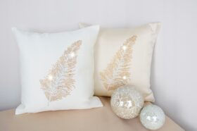 Poszewka Liść – Ekri Złoto