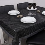 Obrus Kropki Lux – Czarno-Srebrny Obrus Kropki Lux – Czarno-Srebrny