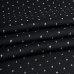 Obrus Kropki Lux – Czarno-Srebrny Obrus Kropki Lux – Czarno-Srebrny