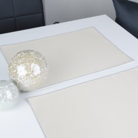 Podkładki Lux – Beż Srebro