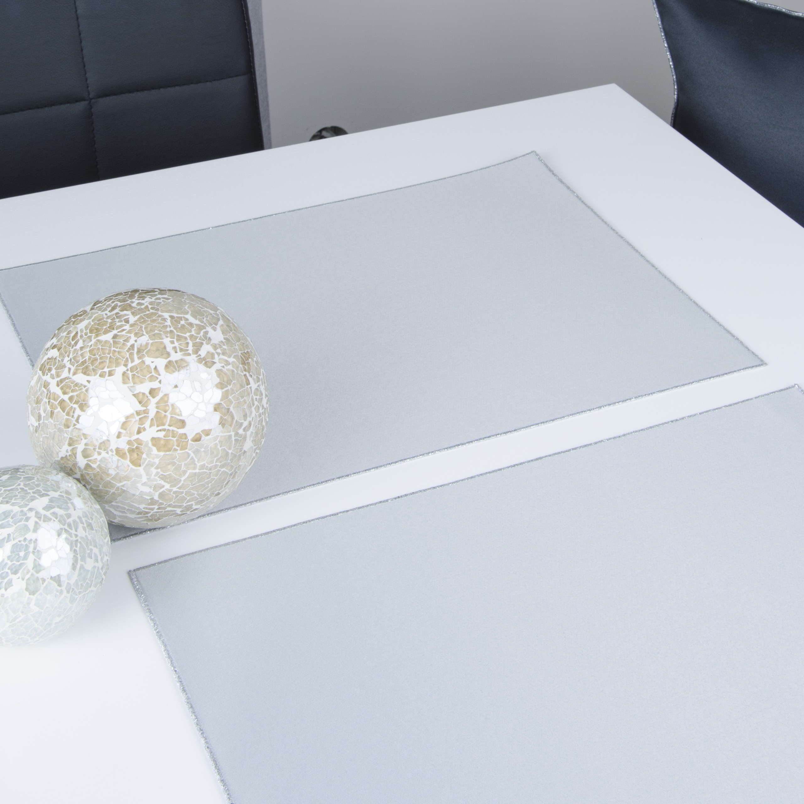 Podkładki Lux – Szary Srebro Podkładki Lux – Szary Srebro