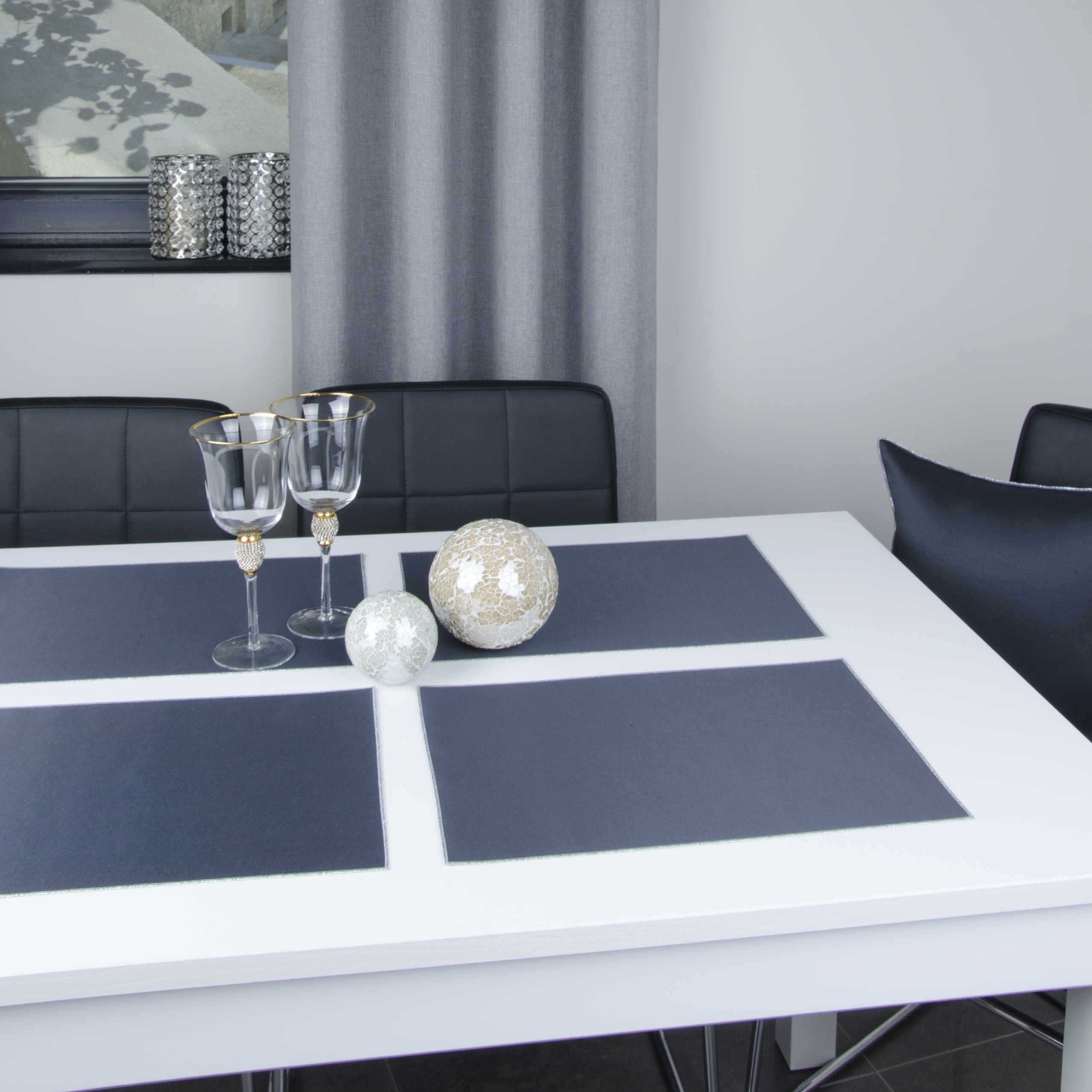 Podkładki Lux – Grafit Srebro Podkładki Lux – Grafit Srebro