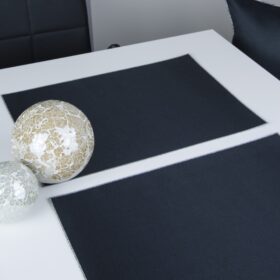 Podkładki Lux – Czarny Srebro