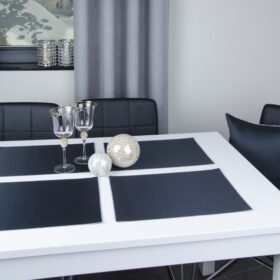 Podkładki Lux – Czarny Srebro