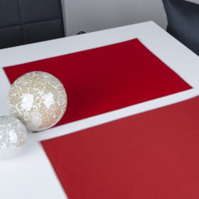Podkładki Lux – Czerwony Srebro