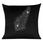 Poszewka Liść – Biel Srebro