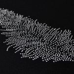 Poszewka Liść – Czarna Srebro Poszewka Liść – Czarna Srebro