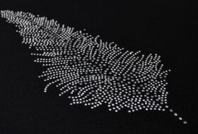 Poszewka Liść – Czarna Srebro