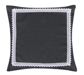 Poszewka Malaga – Grafit - Kwadrat, 40x40, Grafit