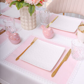 Podkładki Malaga – Pudrowy Róż