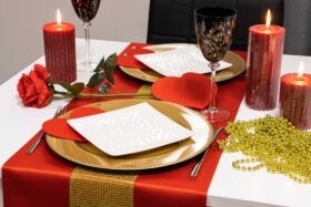 Bieżnik Cyrkonia – Czerwień ze złotym