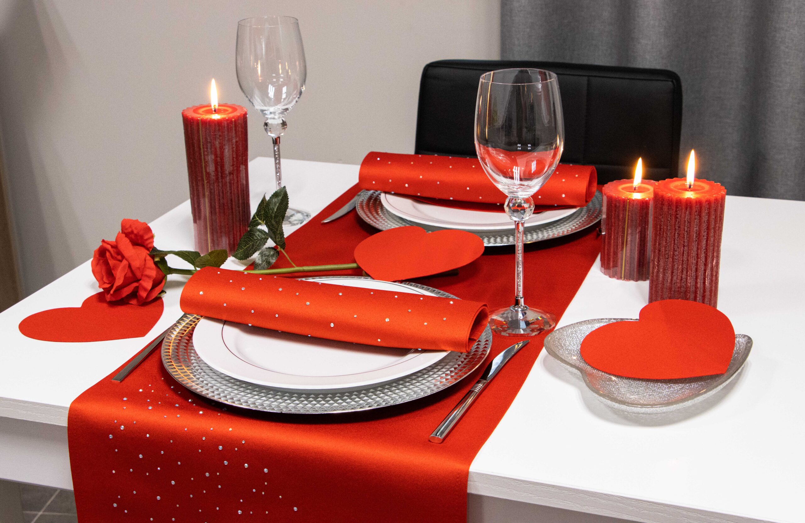 Bieżnik Krystal – Czerwony Bieżnik Krystal – Czerwony