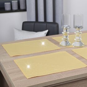 Podkładki Krystal - Żółty