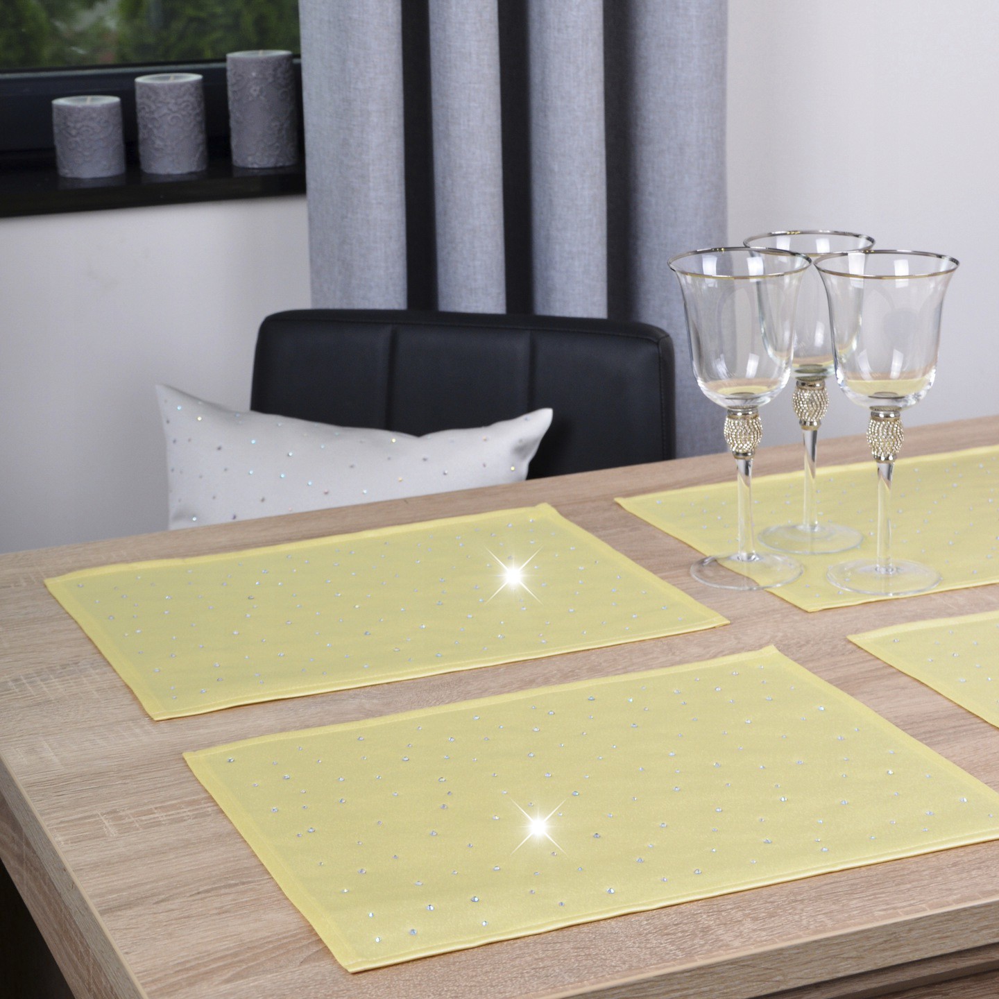 Podkładki Szafir – Żółty jasny Podkładki Szafir – Żółty jasny