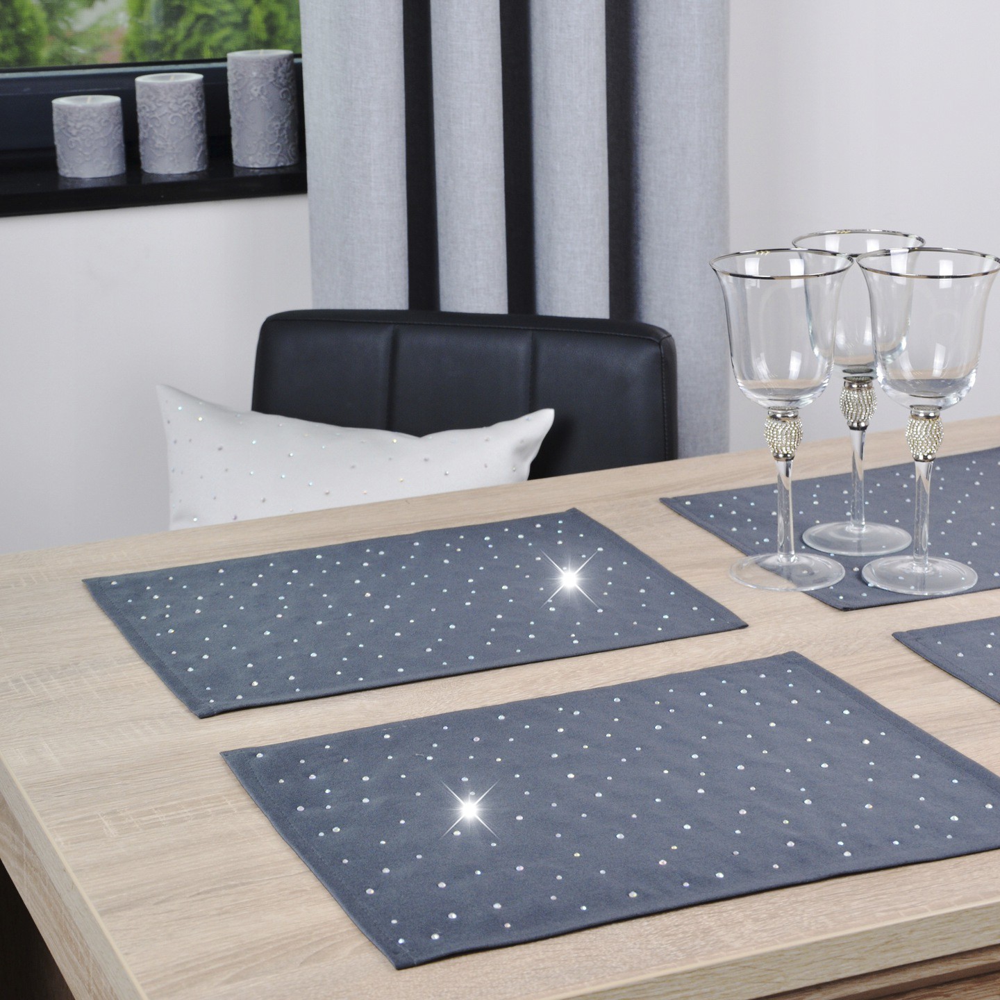 Podkładki Szafir – Grafitowy Podkładki Szafir – Grafitowy