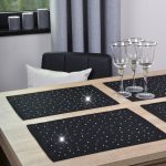 Podkładki Szafir – Czarny Złote dżety