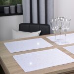 Podkładki Szafir – Biały Złote dżety