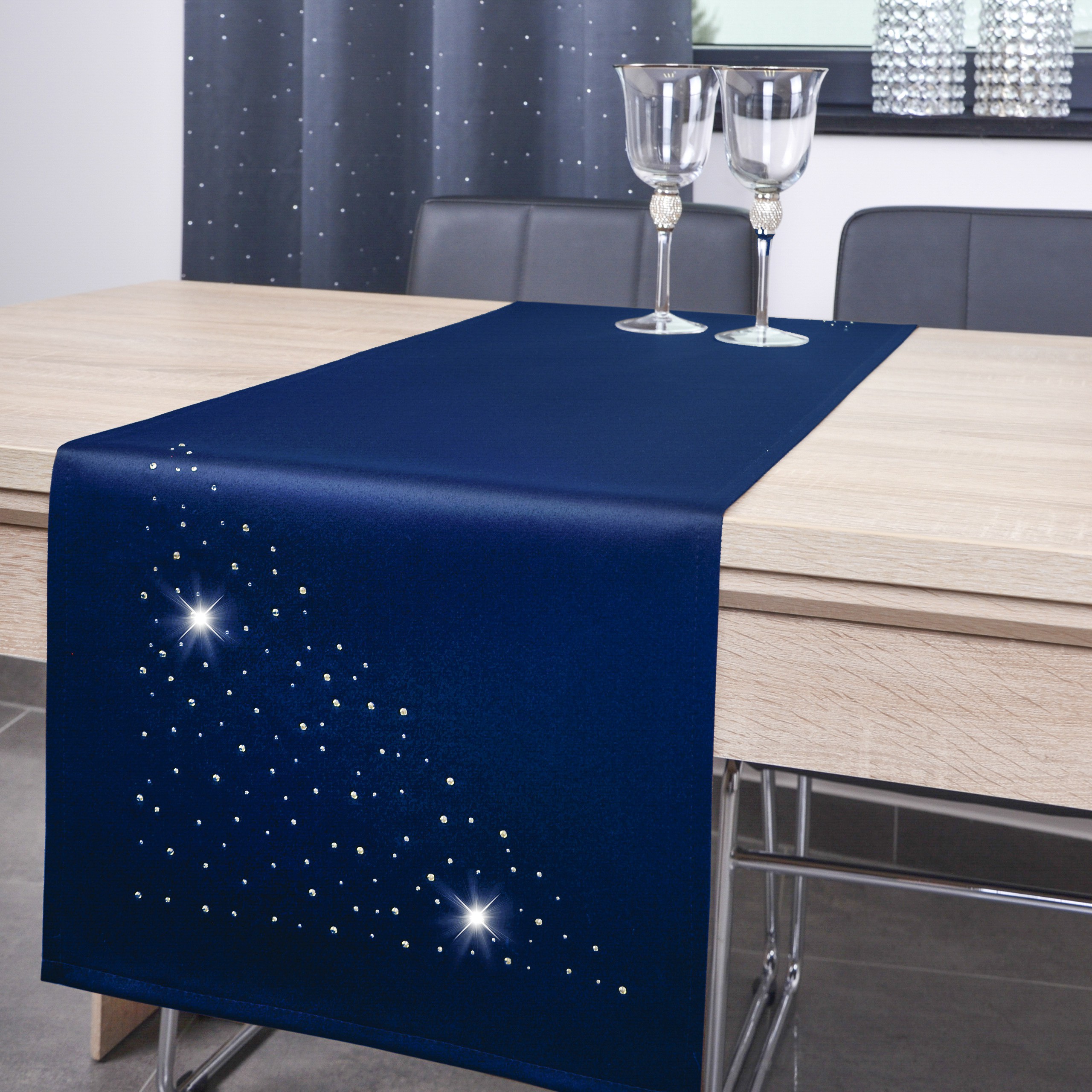 Pas Krystal Złote Dżety – Granatowy Pas Krystal Złote Dżety – Granatowy