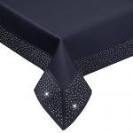 Obrus Szmaragd Złote Dżety – Granatowy Obrus Szmaragd Złote Dżety – Granatowy