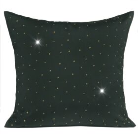 Poszewka Szafir Złote Dżety - Zielony Ciemny