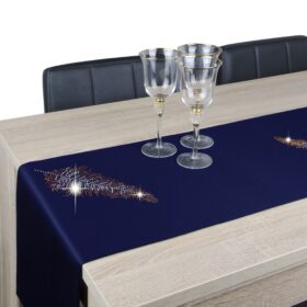 Pas Liść – Granatowy Złoto