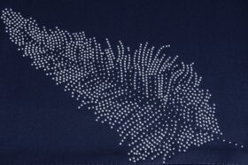 Podkładki Liść – Granatowy Podkładki Liść – Granatowy