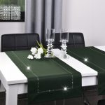 Bieżnik  Glamour – Zielony Ciemny