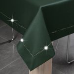 Obrus Glamour – Zielony Ciemny Złoto