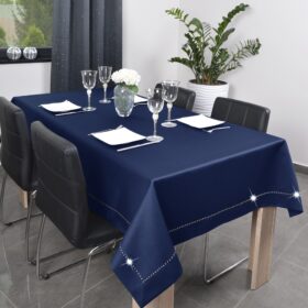 Obrus Glamour – Granatowy Złoto