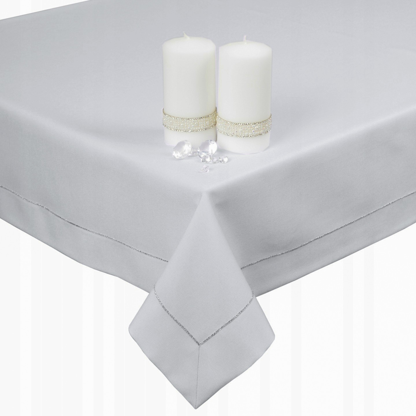 Obrus Panama Lux – Jasny Szary Obrus Panama Lux – Jasny Szary