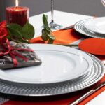 Bieżnik Cyrkonia – Czerwień ze srebrnym Bieżnik Cyrkonia – Czerwień ze srebrnym