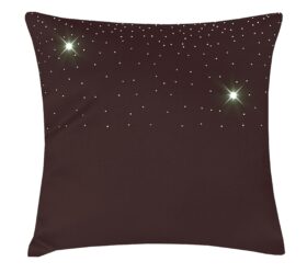 Poszewka Rubin – Brązowy Srebrne Dżety