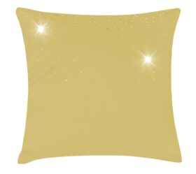 Poszewka Rubin – Żółty Ciemny Srebrne Dżety