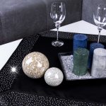 Serweta na stół – Szmaragd Czarna