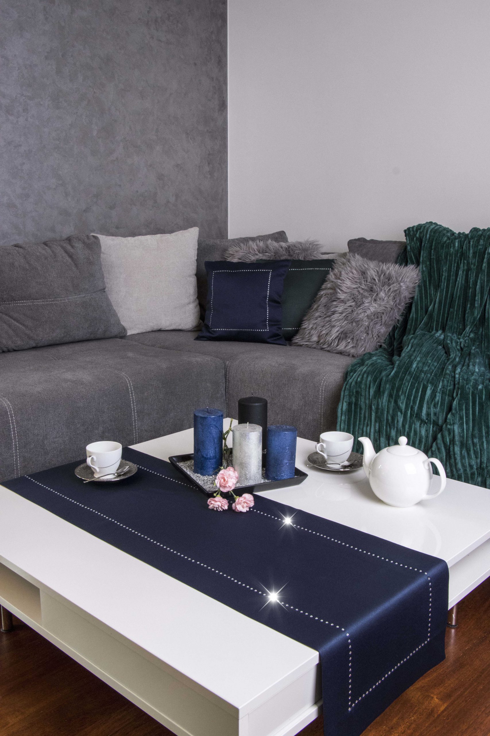 Pas Glamour – Granatowy Pas Glamour – Granatowy