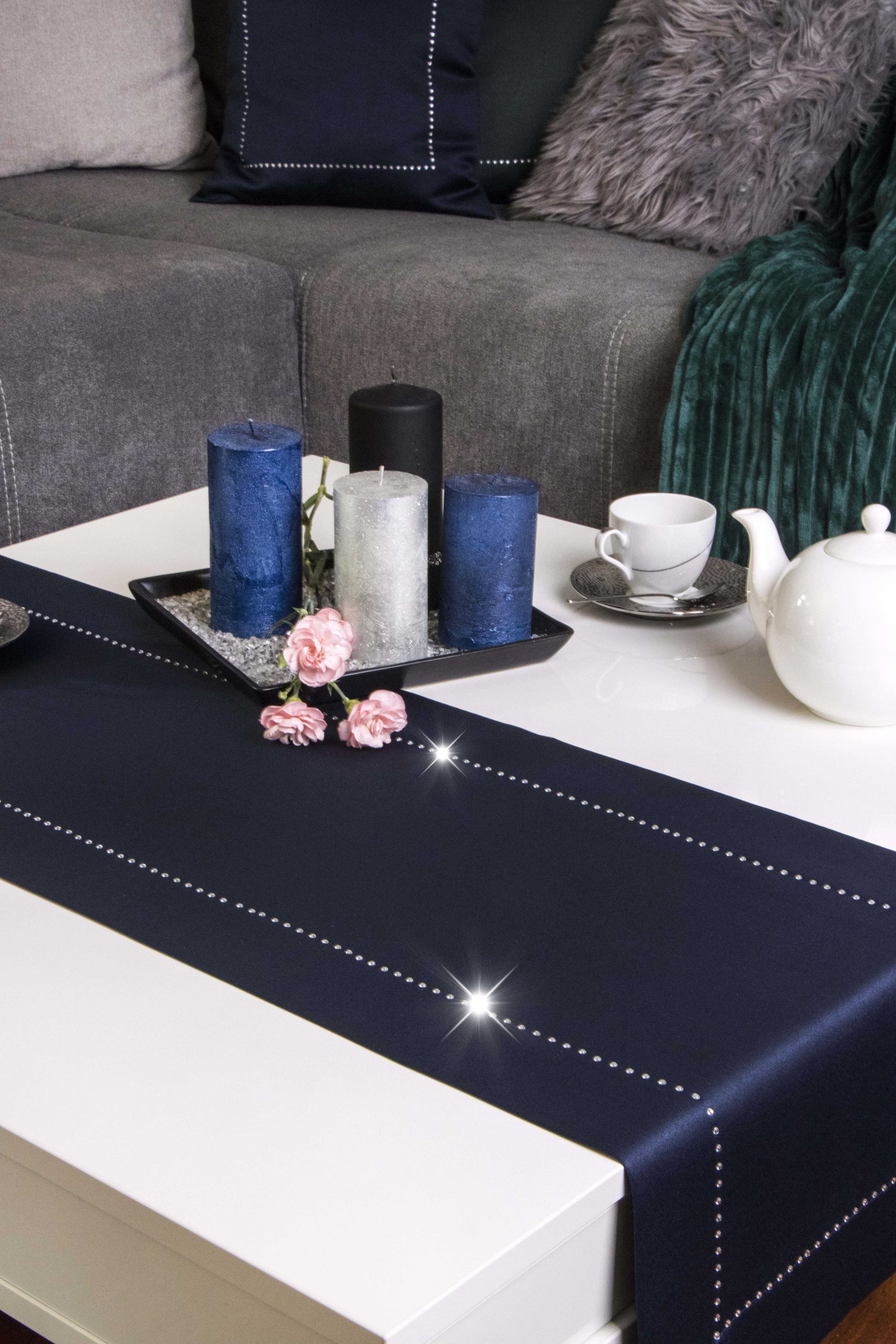 Pas Glamour – Granatowy Pas Glamour – Granatowy