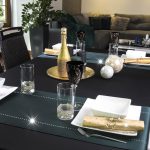 Bieżnik  Glamour – Zielony Ciemny