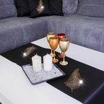 Poszewka Liść – Czarny Złoto Poszewka Liść – Czarny Złoto