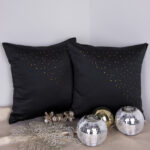 Poszewka Krystal – Czarny