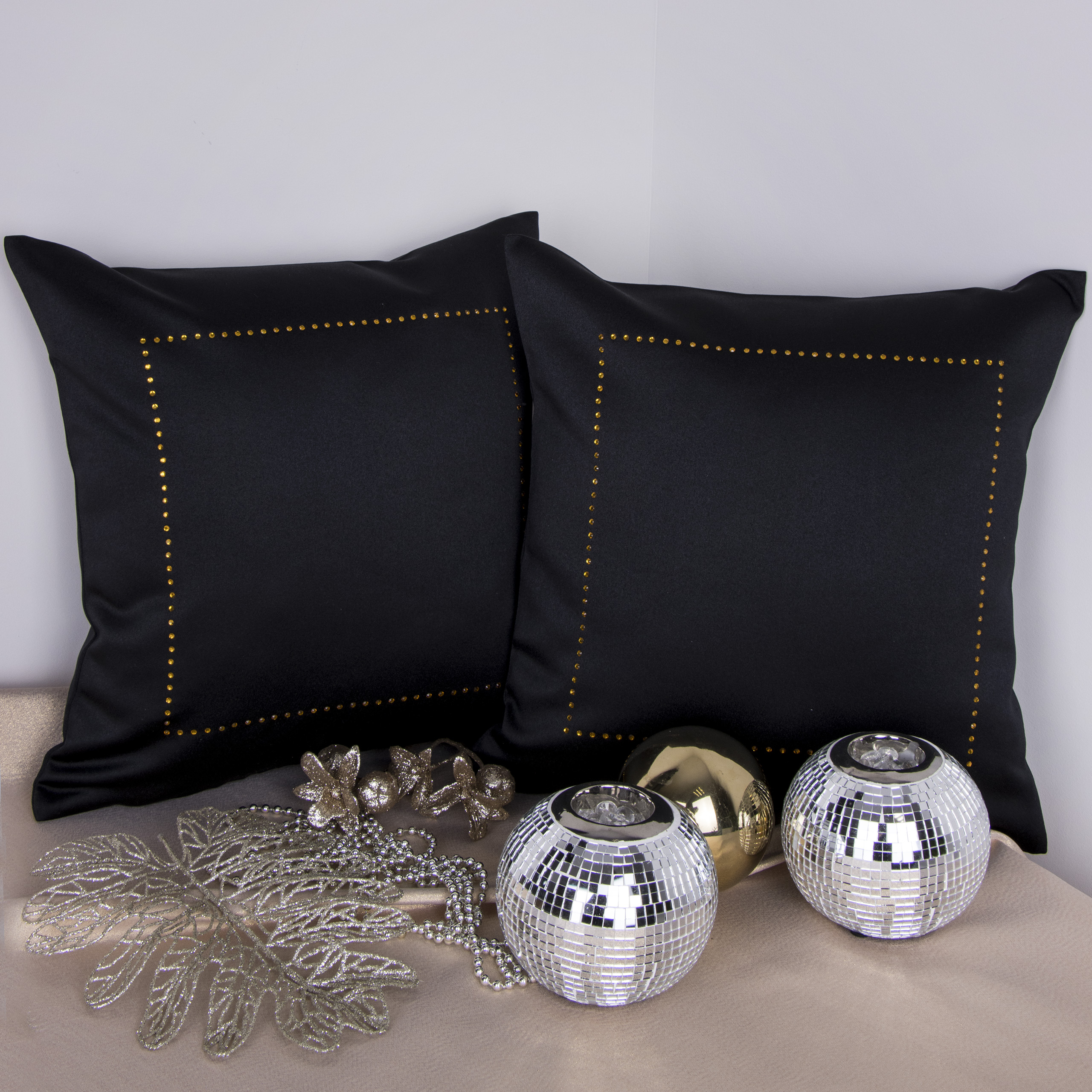 Poszewka Glamour – Czarny Poszewka Glamour – Czarny