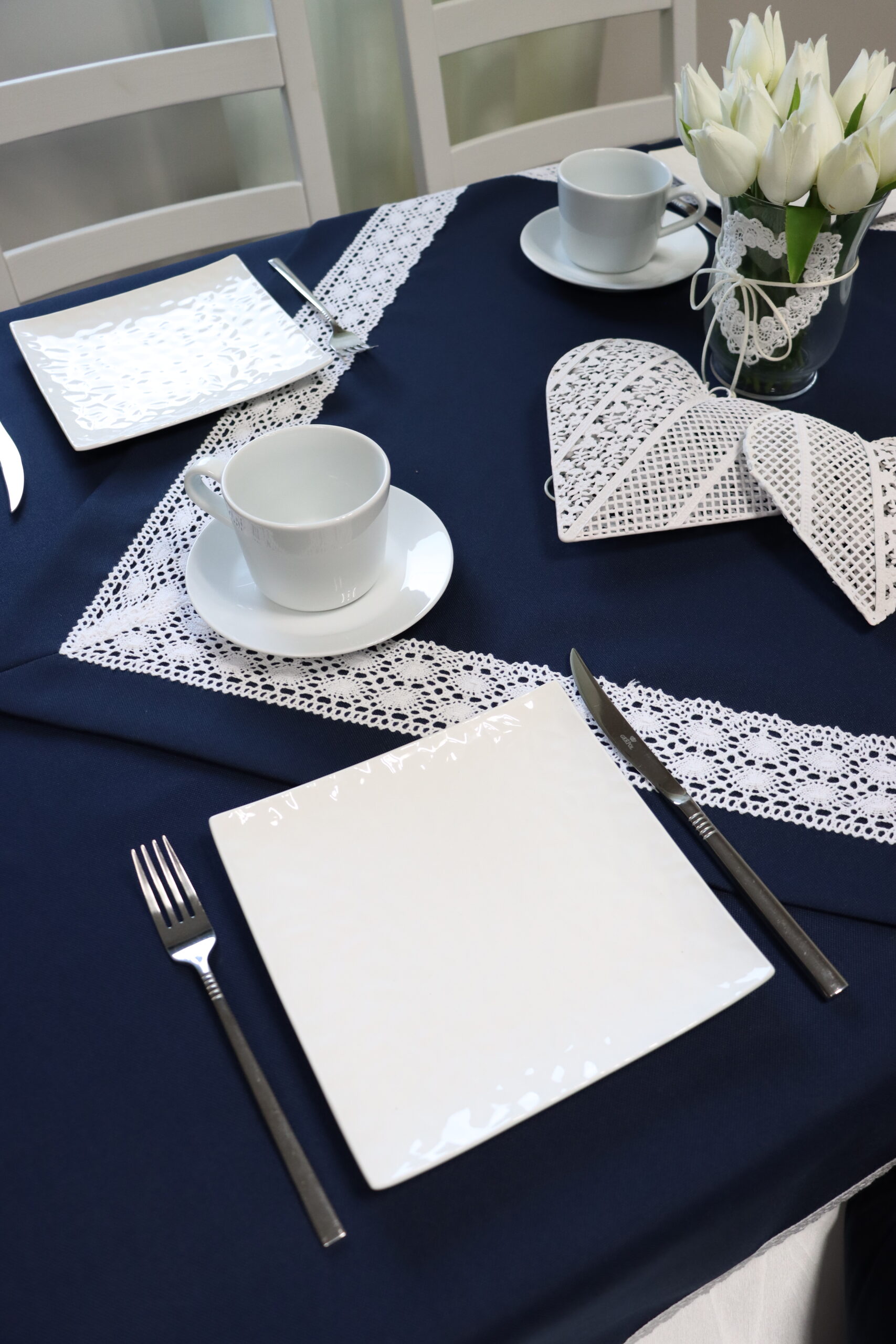 Serweta na stół- Sewilla Granatowa Serweta na stół- Sewilla Granatowa