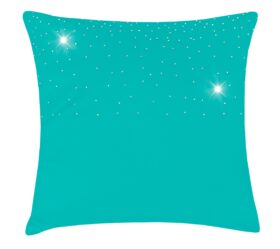 Poszewka Rubin – Miętowy Srebrne Dżety