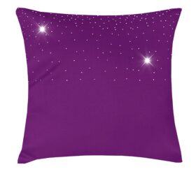 Poszewka Rubin – Fioletowy Srebrne Dżety
