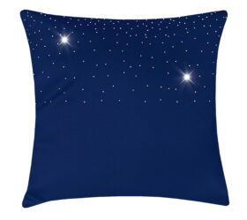 Poszewka Rubin – Granatowy Srebrne Dżety