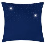 Poszewka Rubin – Granatowy Srebrne Dżety