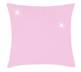 Poszewka Rubin – Pudrowy Róż Srebrne Dżety